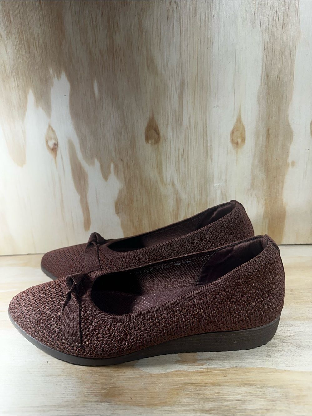Skechers Cinnsmon Knit Slip-On Wedges - Women’s Size 9.5